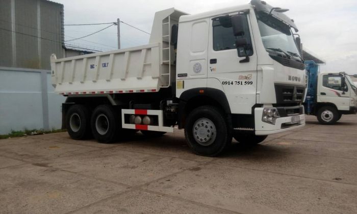 BẢN GIÁ XE BEN HOWO 3 CHÂN 2019 0