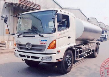 GIÁ XE TẢI HINO ĐÓNG BỒN CHỞ SỮA 8 KHỐI 0