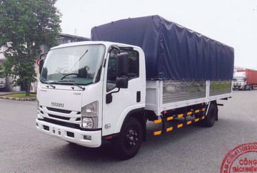 GIÁ XE ISUZU 5.5 TẤN THÙNG MUI BẠT 6.1 MÉT 0