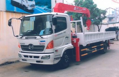 MUA XE TẢI HINO 6.4 TẤN ĐÓNG THÙNG LỬNG GẮN CẨU 5 TẤN 0